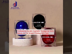 Professional Acrylic Cosmetic Storage Jar Multi Beauty Jar Untuk Screen Printing Skin Care