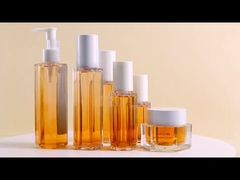 100ml 120ml 200ml kemasan kosmetik plastik botol lotion heksagon dengan pompa semprotan kabut tubuh