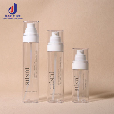 100ml PET Botol Plastik 4oz 5oz Kosmetik Kemasan Botol Pencetakan Penanganan