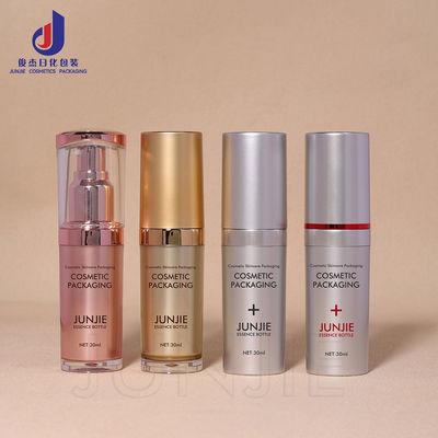 Luxury 30ml Skincare Packaging Set Kosmetik kosong Botol minyak esensi akrilik Untuk perawatan kulit Serum Botol plastik
