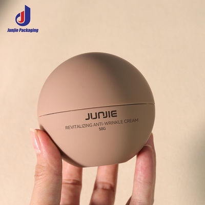 Botol AS Dinding Ganda Perawatan Kulit Mewah 50ml Kosong Kustom, Jar Krim Kosmetik Bulat Bola Mentega Tubuh, Kemasan Jar