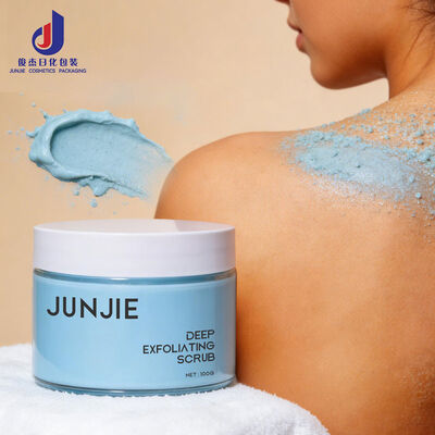 Plastik Injeksi Body Scrub Jar dengan Tutup Besar-mulut Custom pp Botol Rambut Wajah Topeng Salon Kecantikan Kapasitas Tinggi 80G-300G